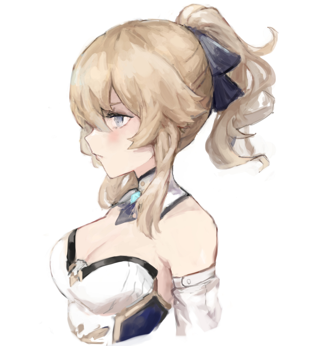 This is a pixiv picture whose title is Definitely not Saber.