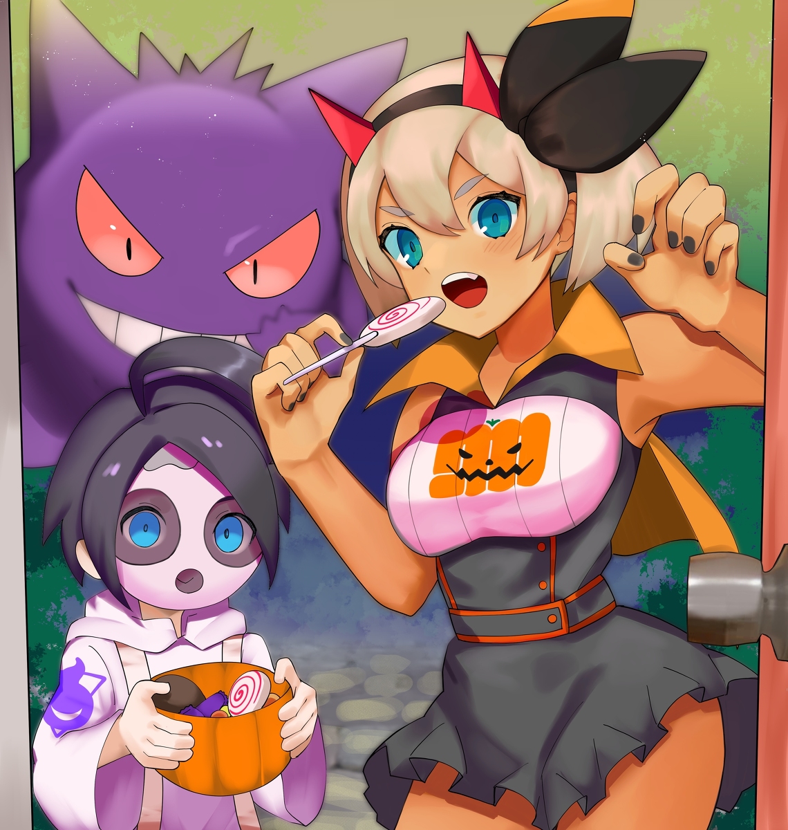 This is a pixiv picture whose title is ハロウィンサイトウちゃん.