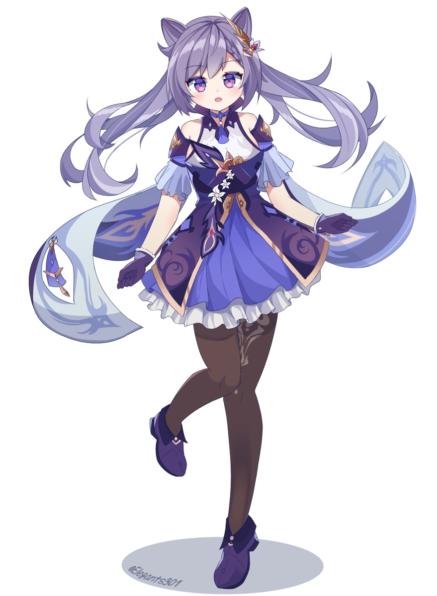 This is a pixiv picture whose title is 刻晴.