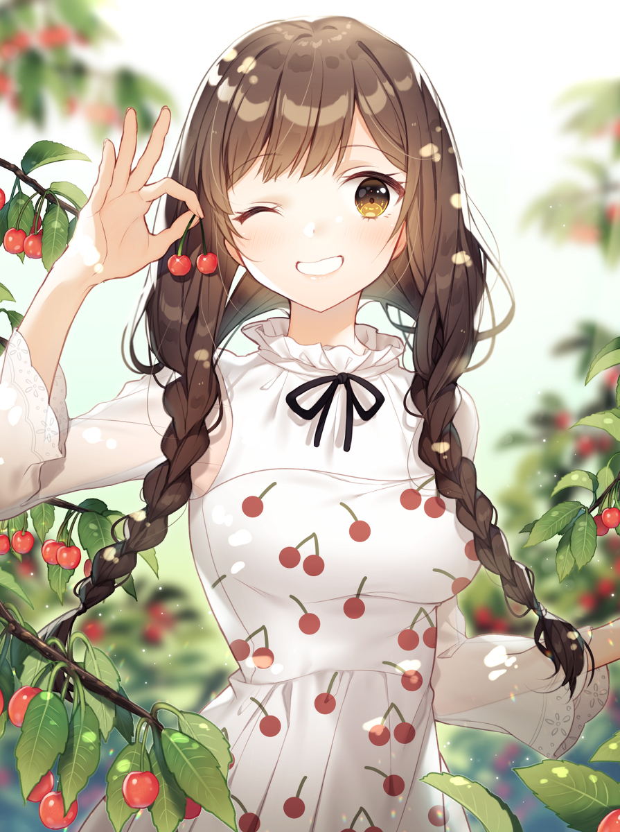 This is a pixiv picture whose title is さくらんぼ.
