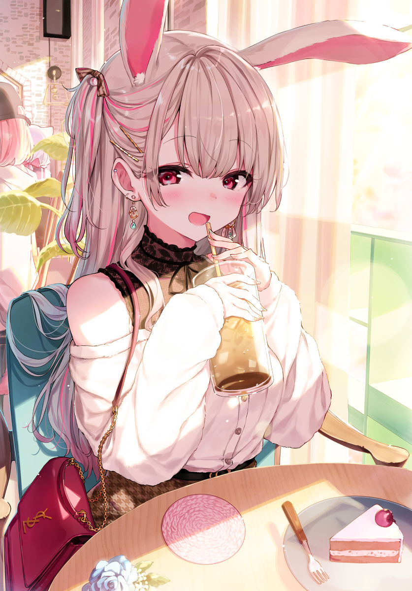 This is a pixiv picture whose title is うさぎのうさ.