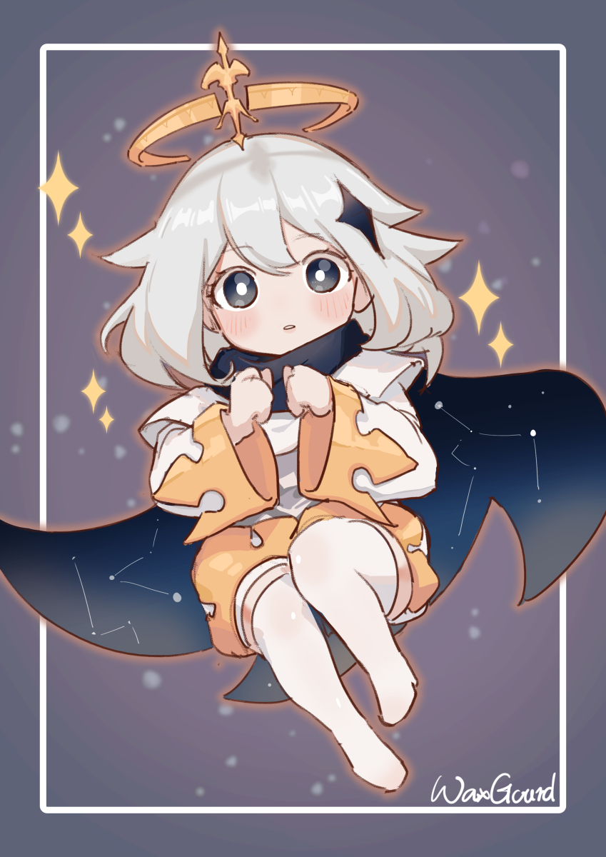 This is a pixiv picture whose title is 派蒙.