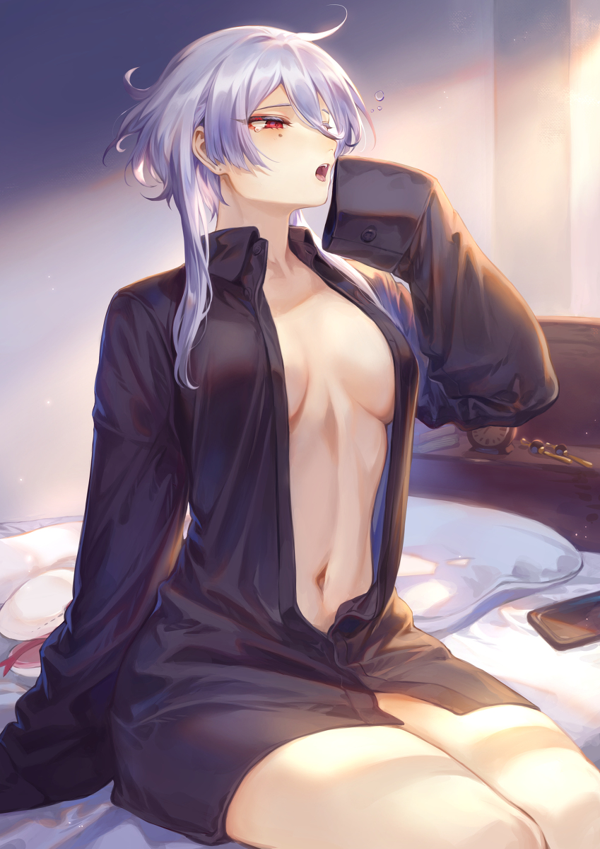This is a pixiv picture whose title is ふぁぁぁぁ……ん〜、今日は何してからかおっかな〜.