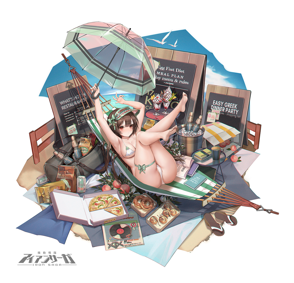 This is a pixiv picture whose title is 商稿合集.