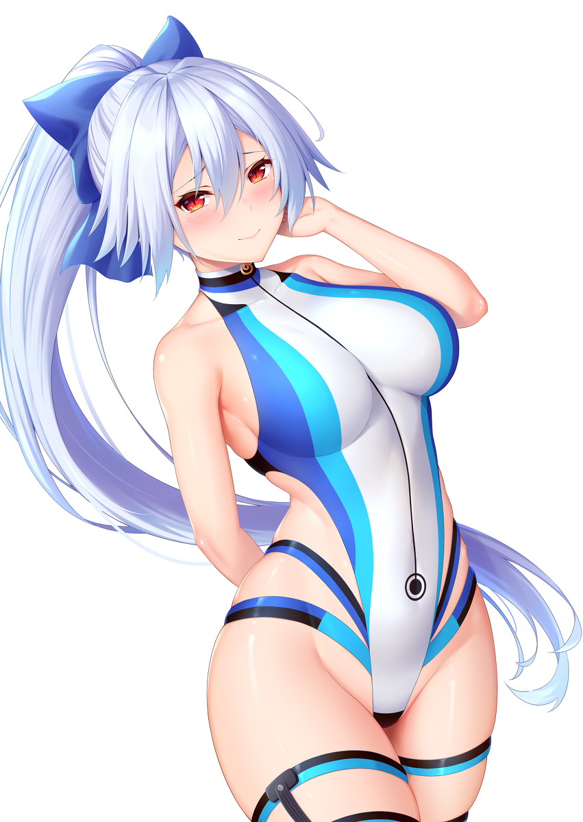 This is a pixiv picture whose title is 水着巴御前.