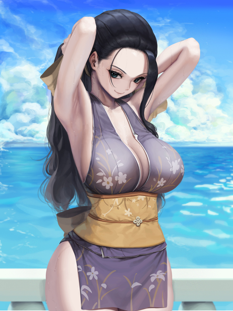 This is a pixiv picture whose title is ロビン.