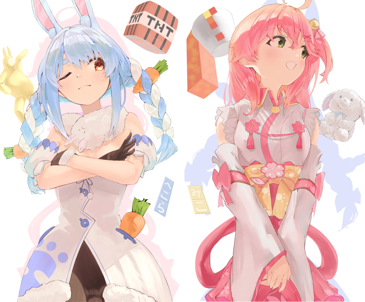 This is a pixiv picture whose title is 喧嘩するほど、なんとやら.