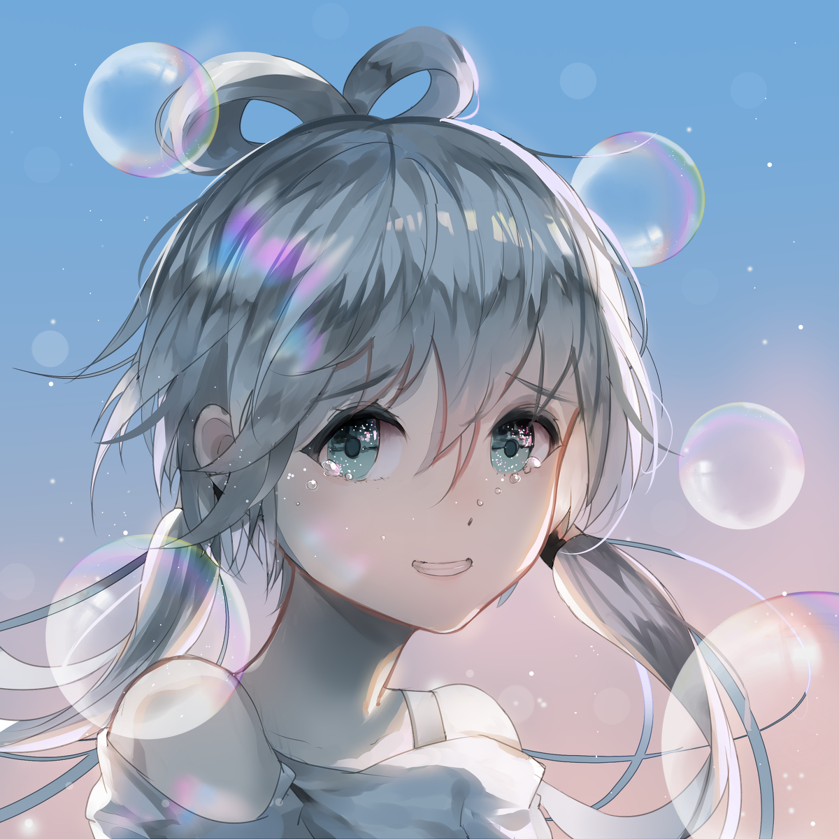 This is a pixiv picture whose title is bubble.