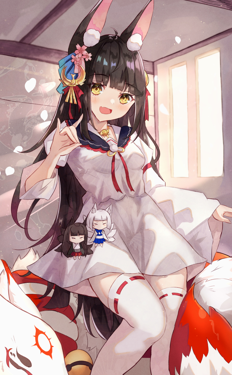This is a pixiv picture whose title is 制服長門.