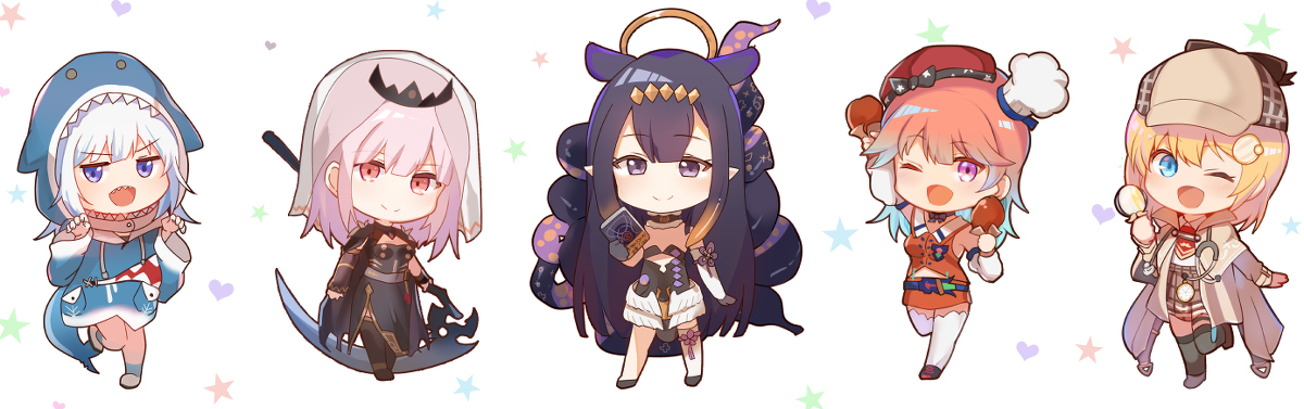 This is a pixiv picture whose title is ホロEN！.