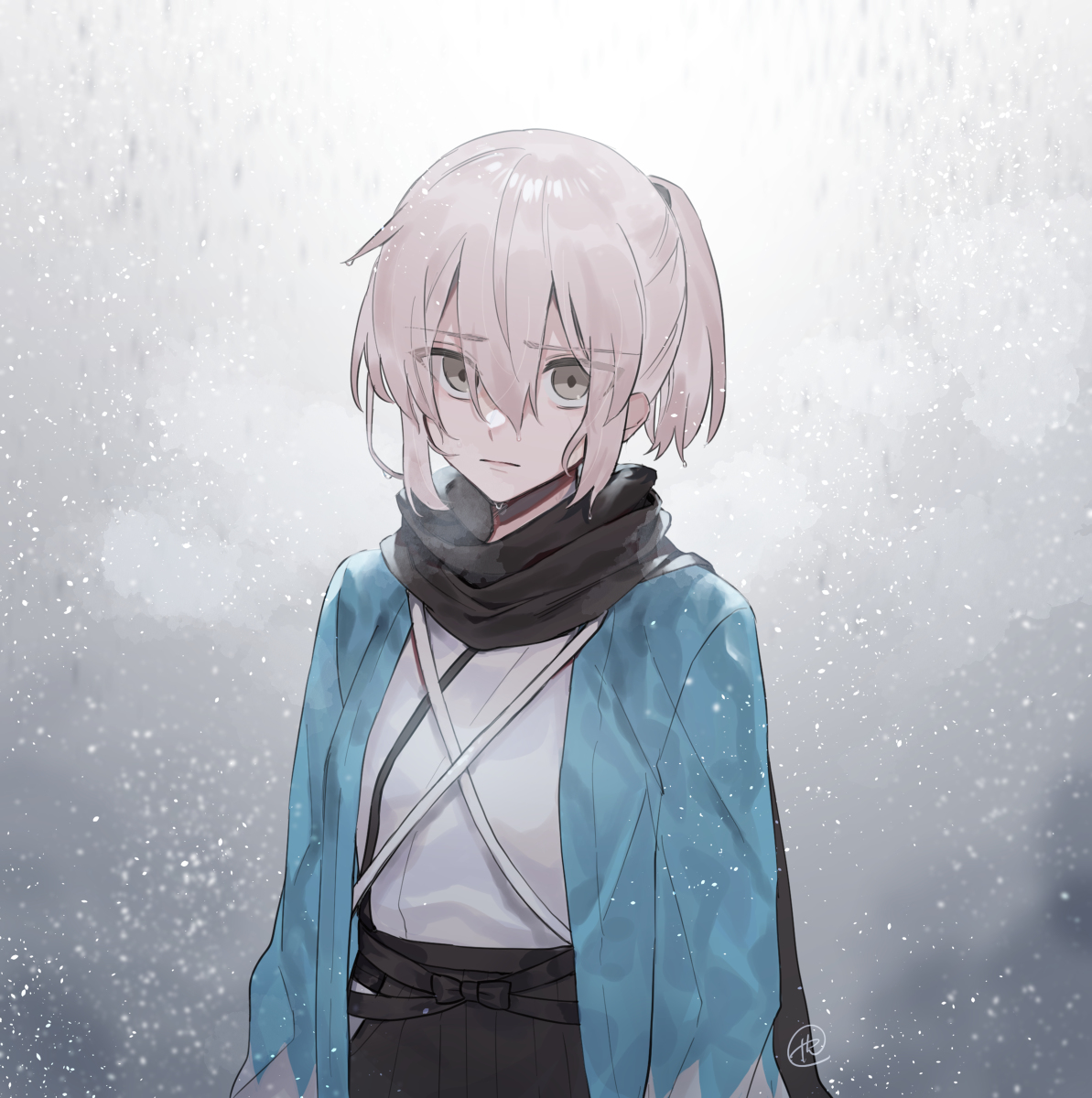 This is a pixiv picture whose title is 時雨、.