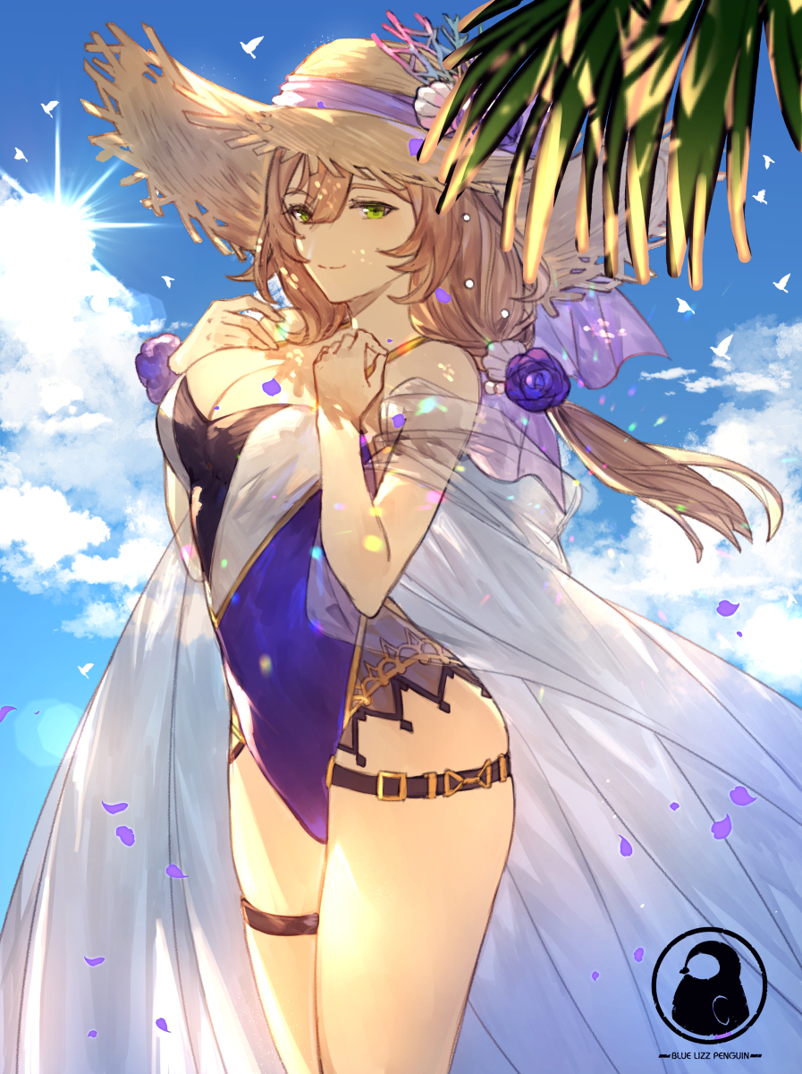 This is a pixiv picture whose title is A summer day with Lisa.