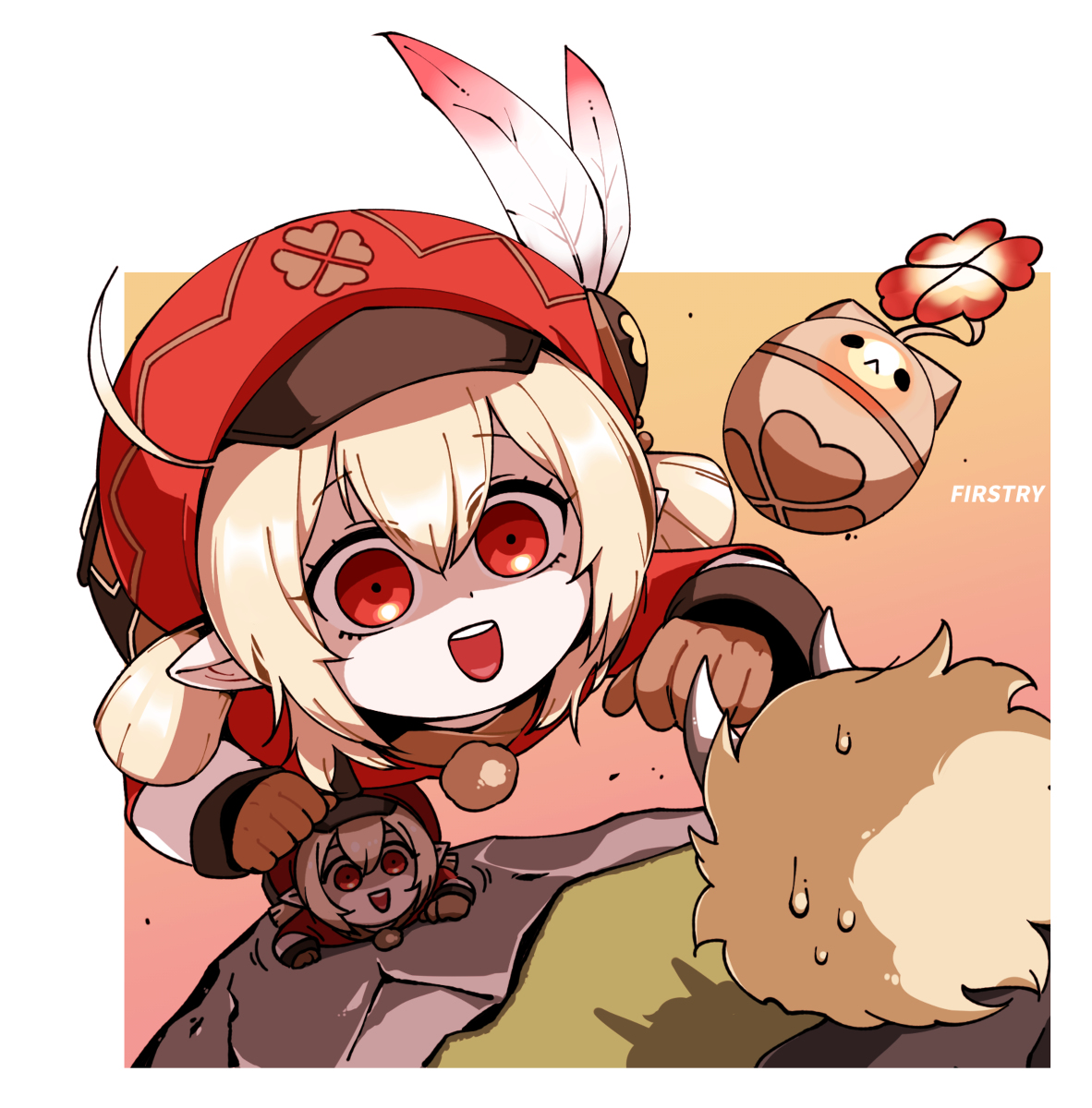 This is a pixiv picture whose title is クレー.