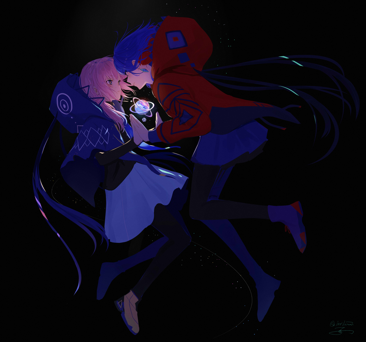 This is a pixiv picture whose title is 魔法.