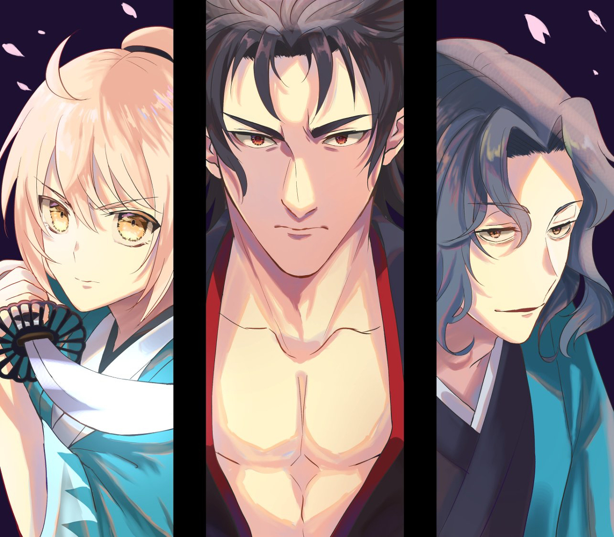 This is a pixiv picture whose title is 我ら新選組.