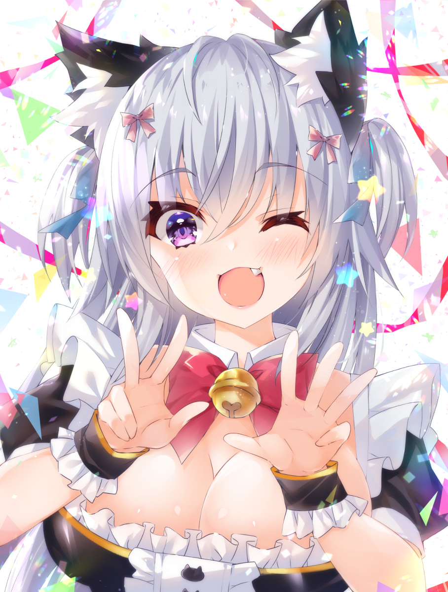This is a pixiv picture whose title is おじこがご奉仕するにゃー！.