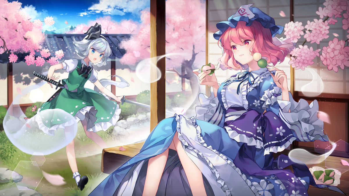 This is a pixiv picture whose title is 幽冥組日常.