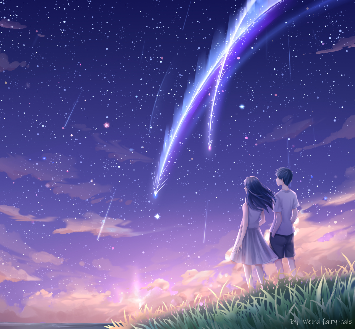 This is a pixiv picture whose title is 予你星河.