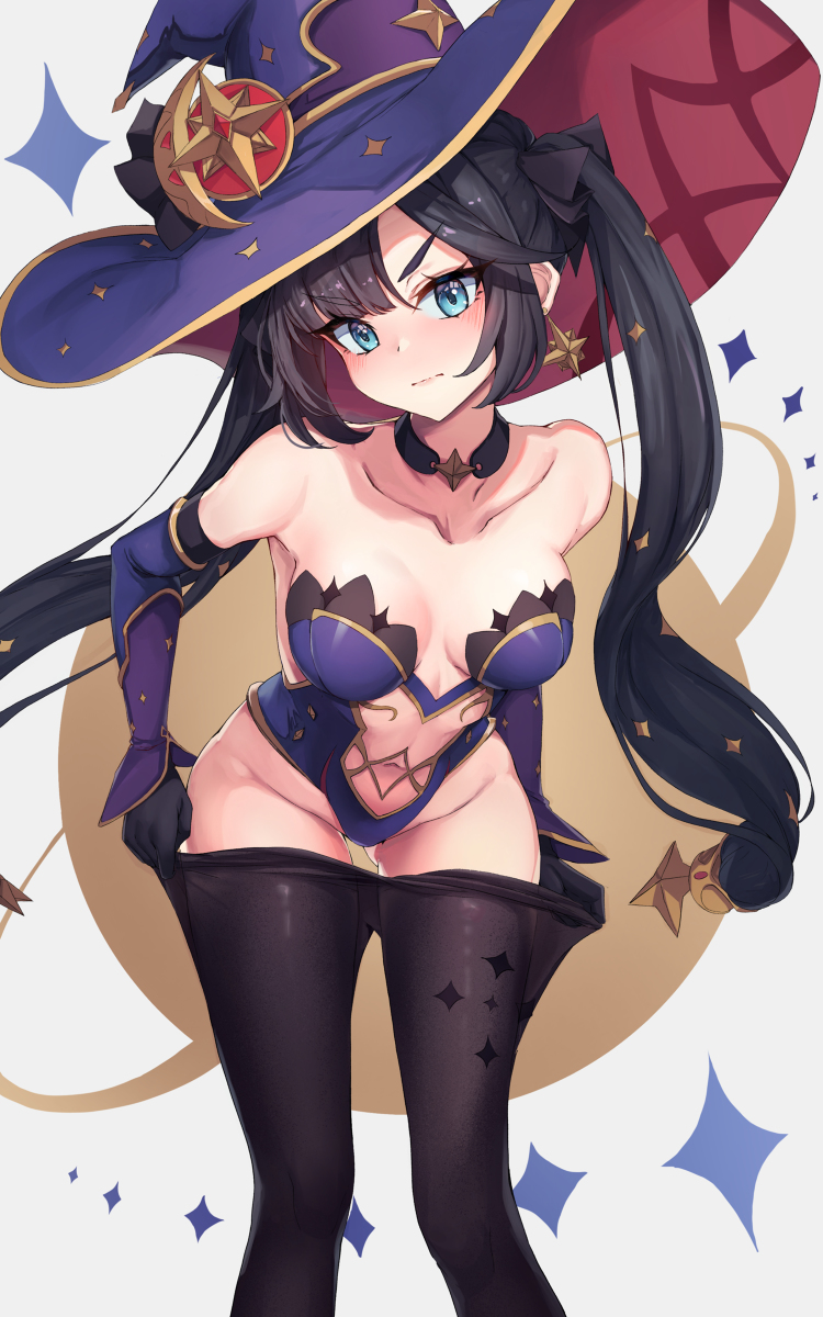 This is a pixiv picture whose title is Mona(GenshinImpact).