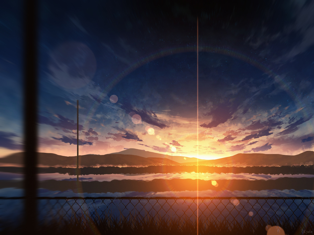 This is a pixiv picture whose title is 夕刻の街.