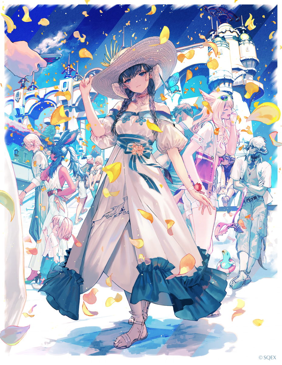 This is a pixiv picture whose title is ある日の待ち合わせ.