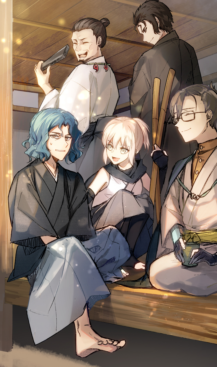This is a pixiv picture whose title is 何でもない日常が幸せだった.