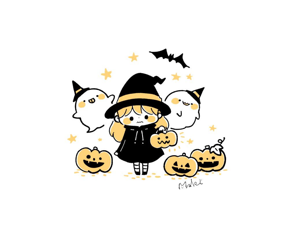 This is a pixiv picture whose title is ハロウィンらくがき.