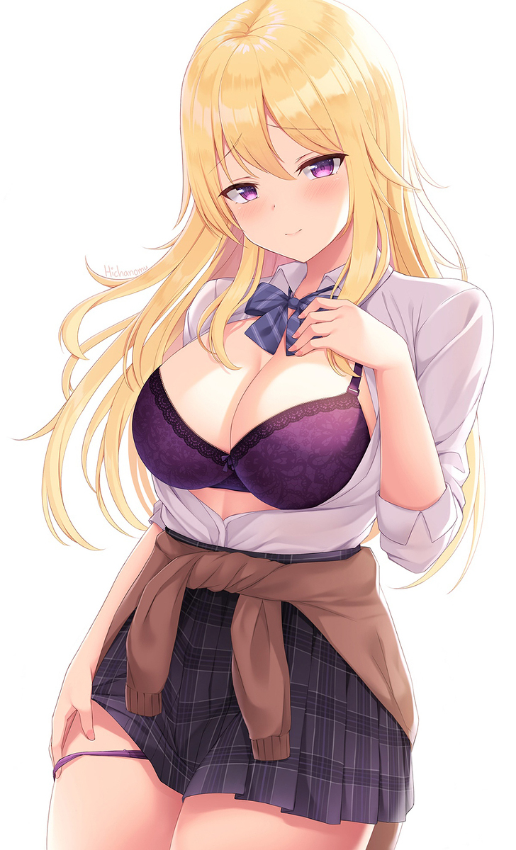 This is a pixiv picture whose title is ギャル♡.