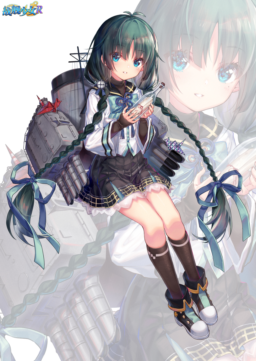 This is a pixiv picture whose title is 【仕事絵】駆逐艦　野分.