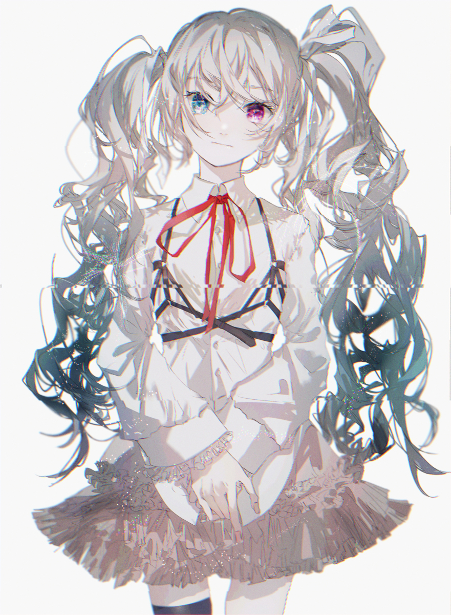This is a pixiv picture whose title is 目も口ほどほどに.