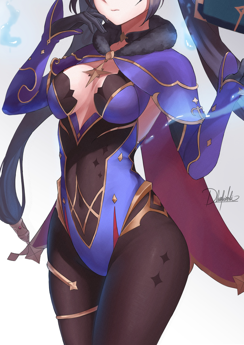 This is a pixiv picture whose title is Mona.