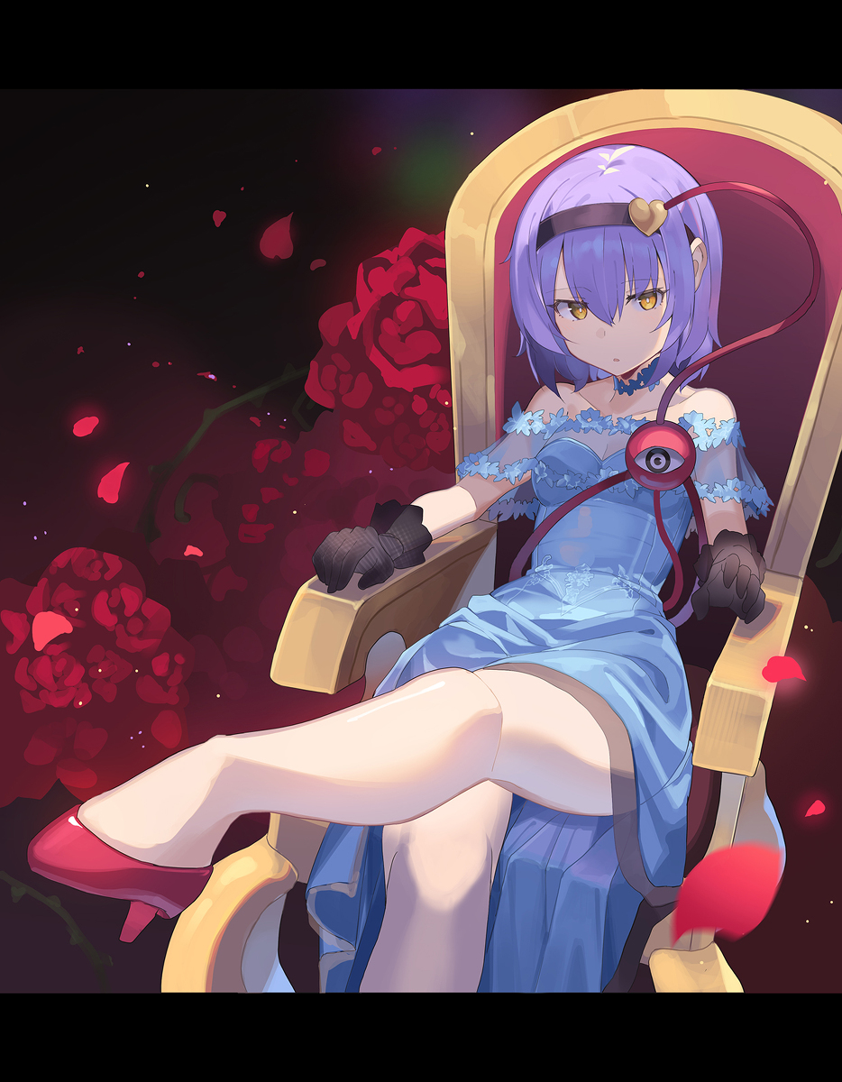 This is a pixiv picture whose title is ドレスさとり.