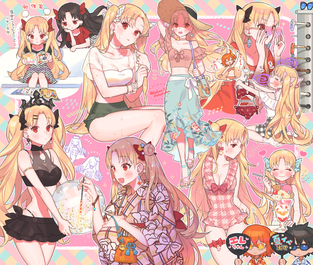 This is a pixiv picture whose title is サマーファッションショー(2020) エレちゃん！.