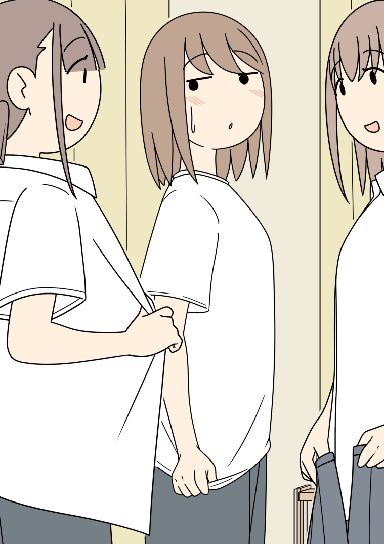 This is a pixiv picture whose title is （よかった、ブラは忘れてなかったか・・・）.