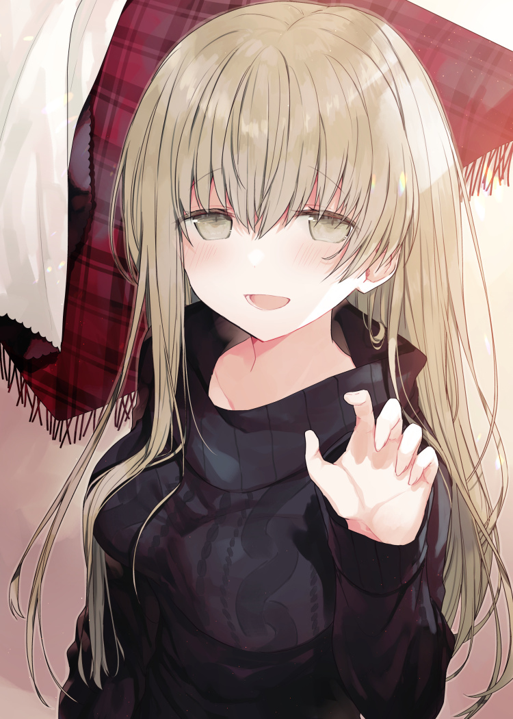 This is a pixiv picture whose title is 「寝ぐせになってますよ」.