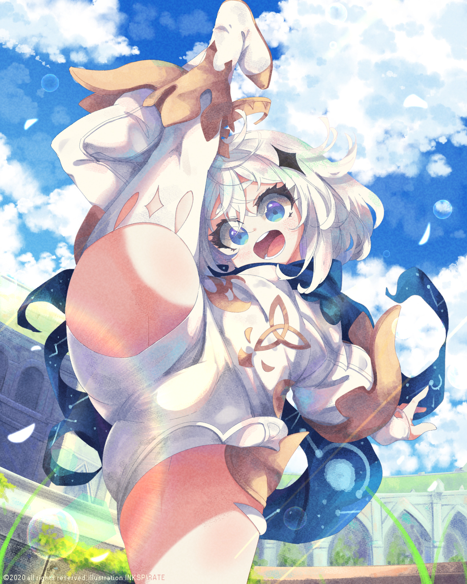 This is a pixiv picture whose title is パイモン.