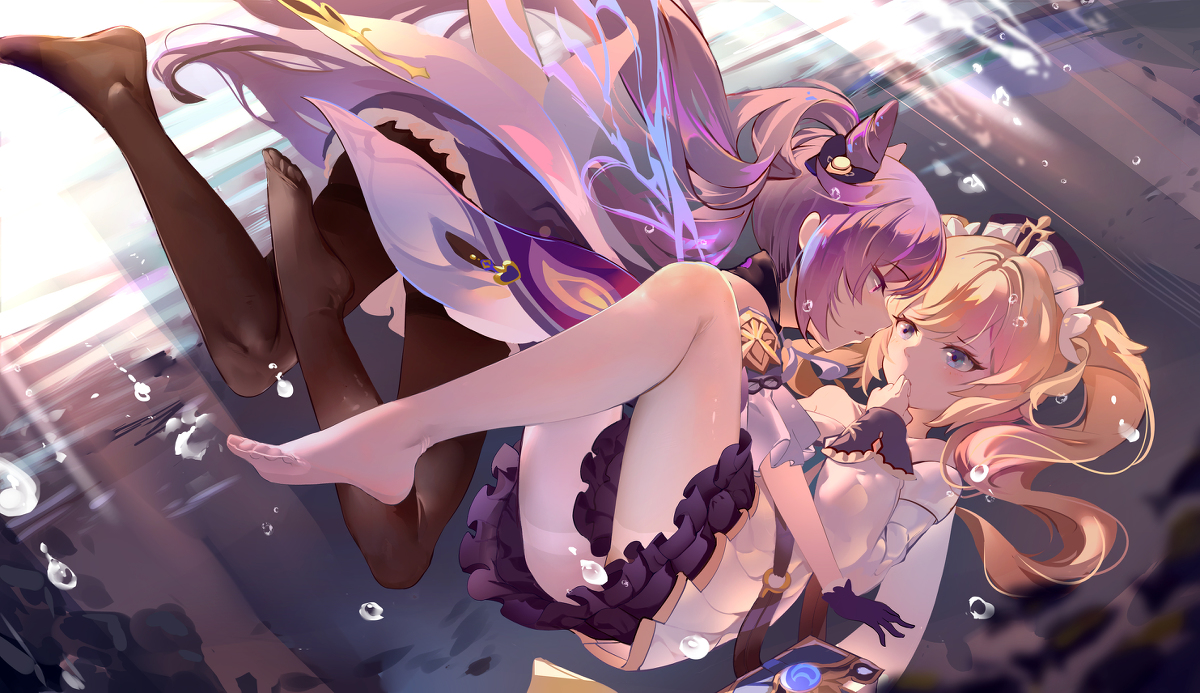 This is a pixiv picture whose title is 原神.