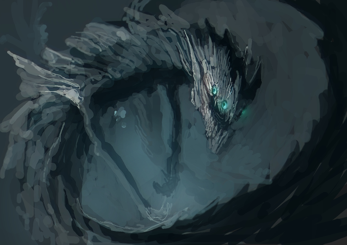 This is a pixiv picture whose title is ドラゴンワンドロ.