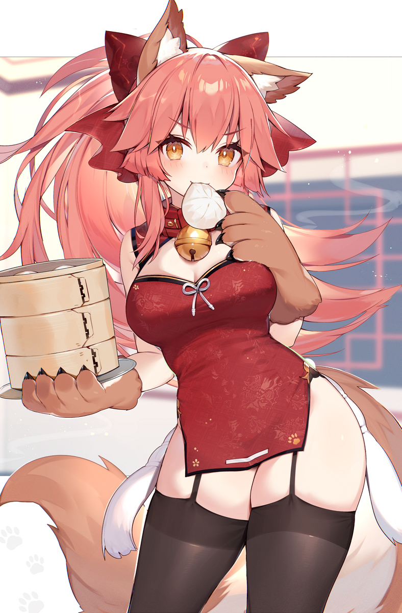 This is a pixiv picture whose title is チャイナドレスキャット.