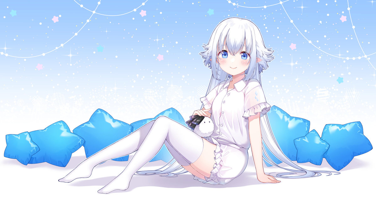 This is a pixiv picture whose title is 新人Vtuberマー・レン.