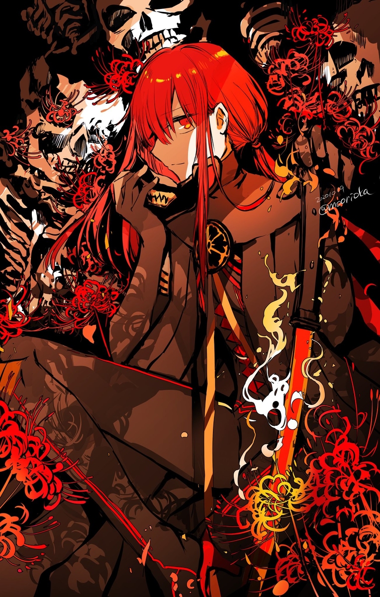 This is a pixiv picture whose title is 織田信勝.