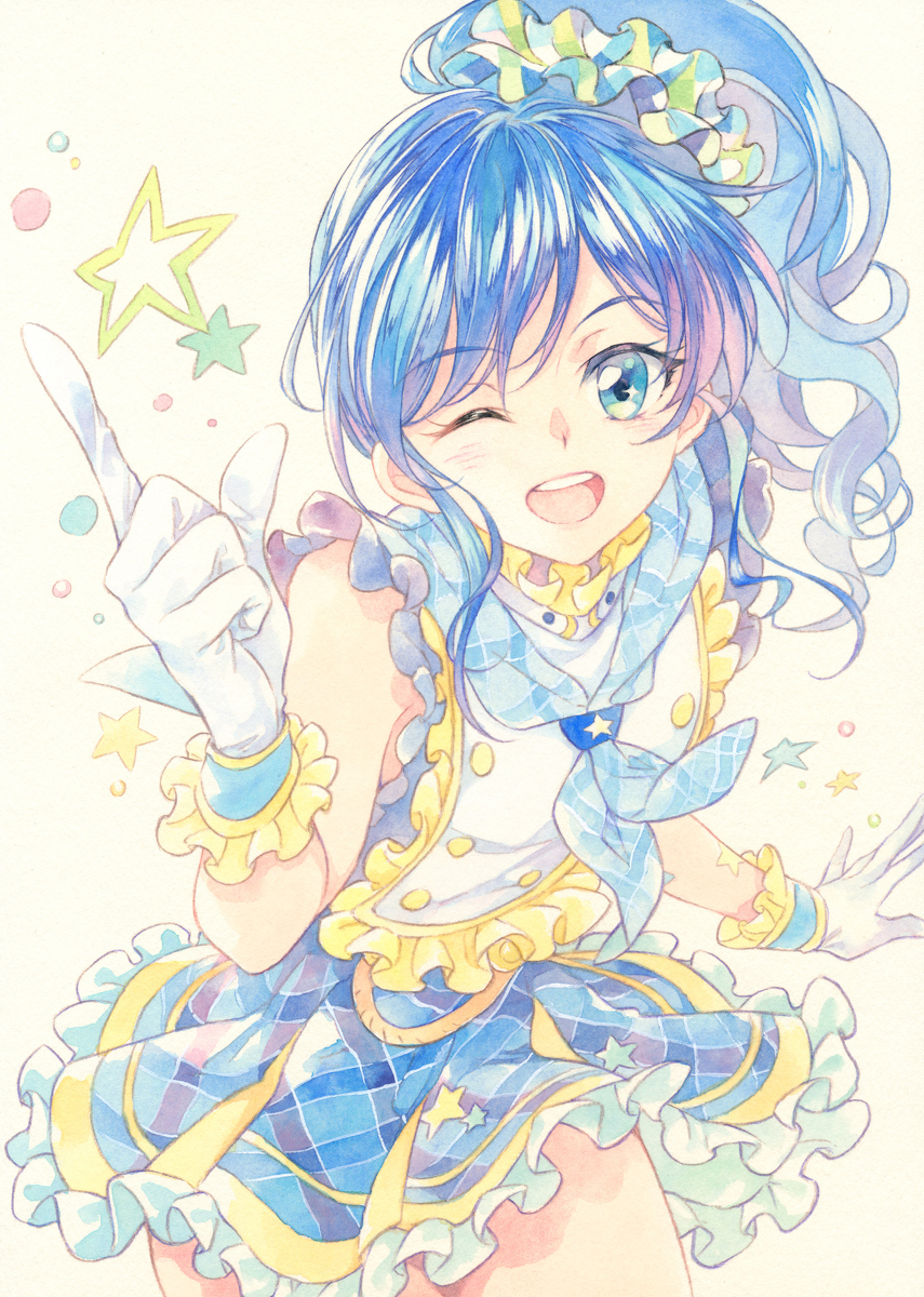 This is a pixiv picture whose title is アイカツ 霧矢あおい.