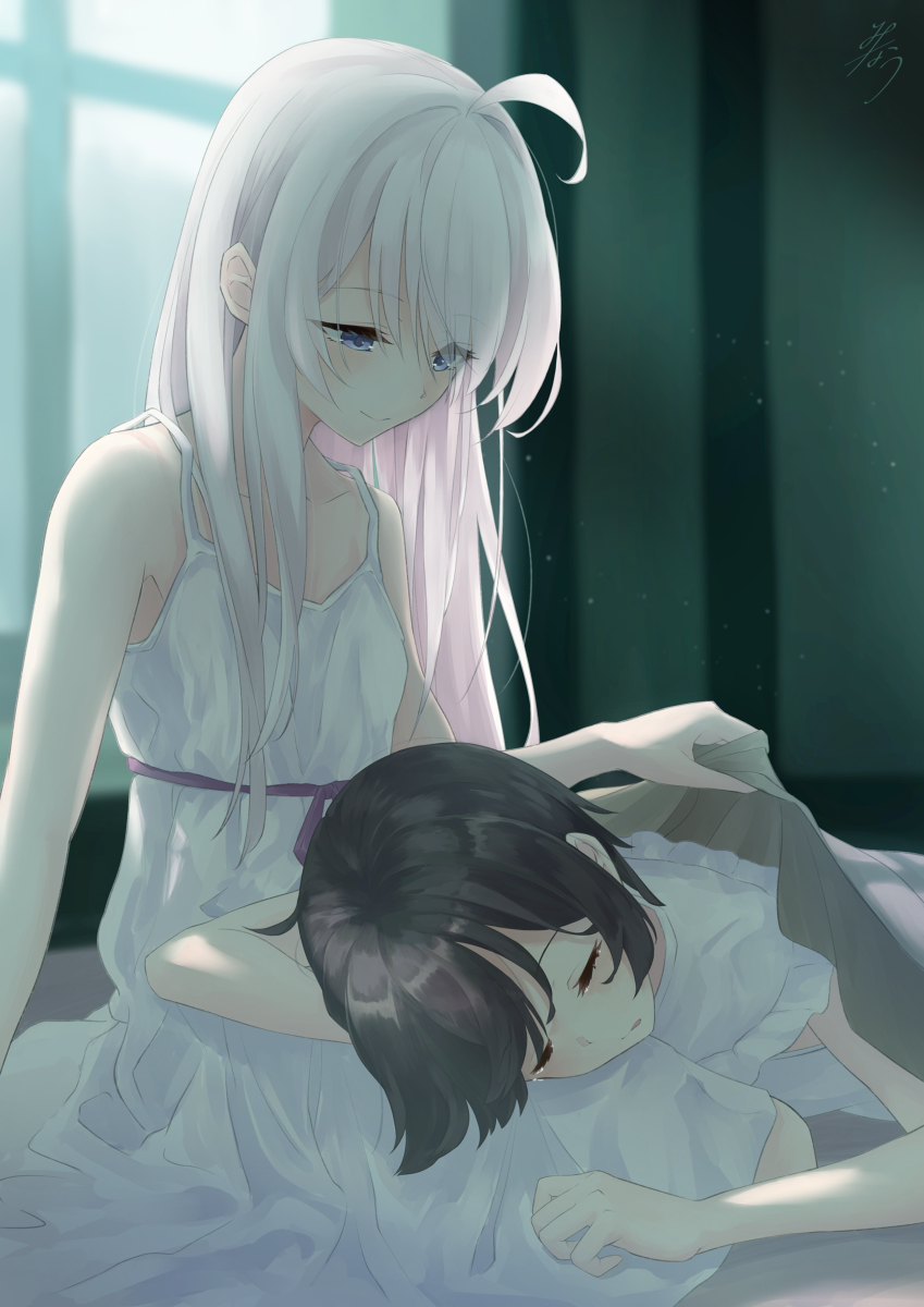 This is a pixiv picture whose title is 最後の夜.