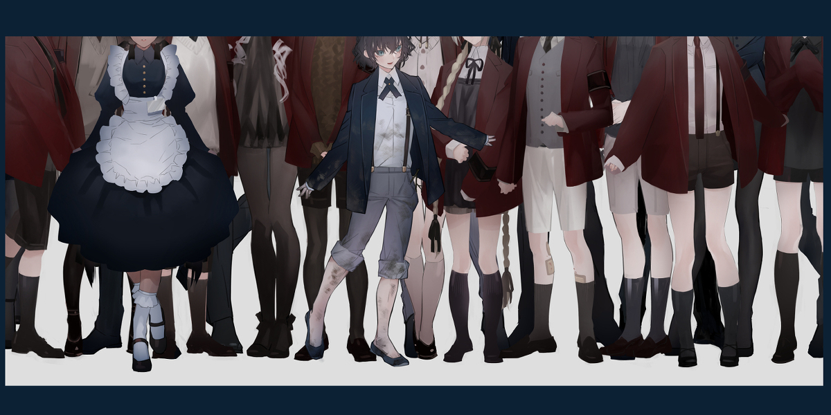 This is a pixiv picture whose title is 創作絵まとめ.