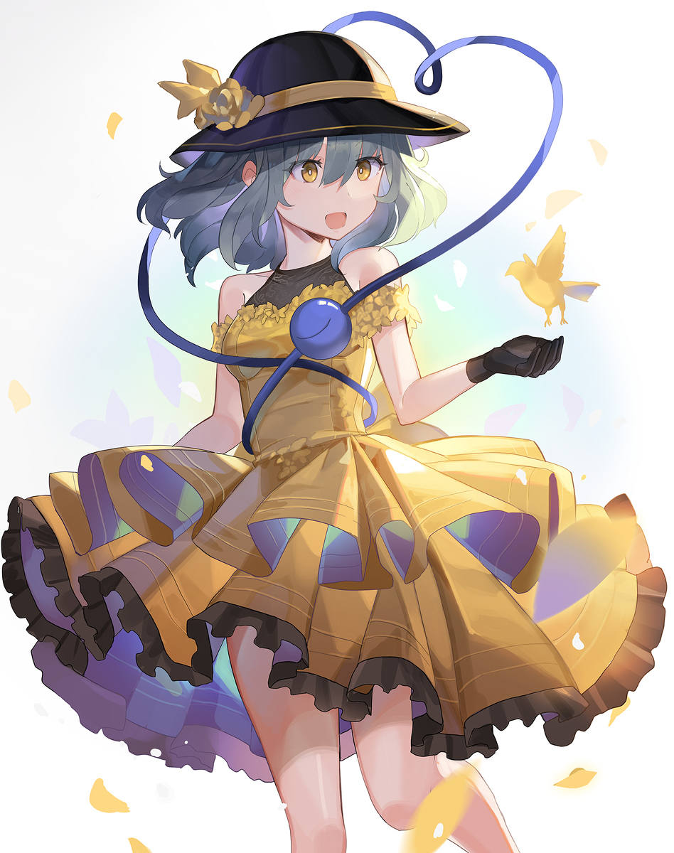 This is a pixiv picture whose title is イエローこいし.