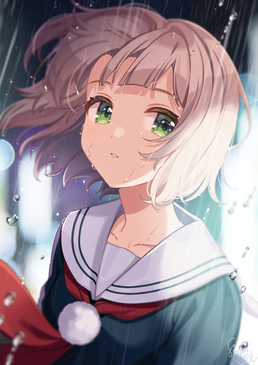 This is a pixiv picture whose title is 雨.