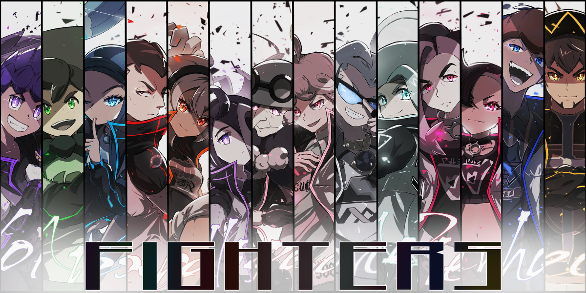 This is a pixiv picture whose title is FIGHTERS.
