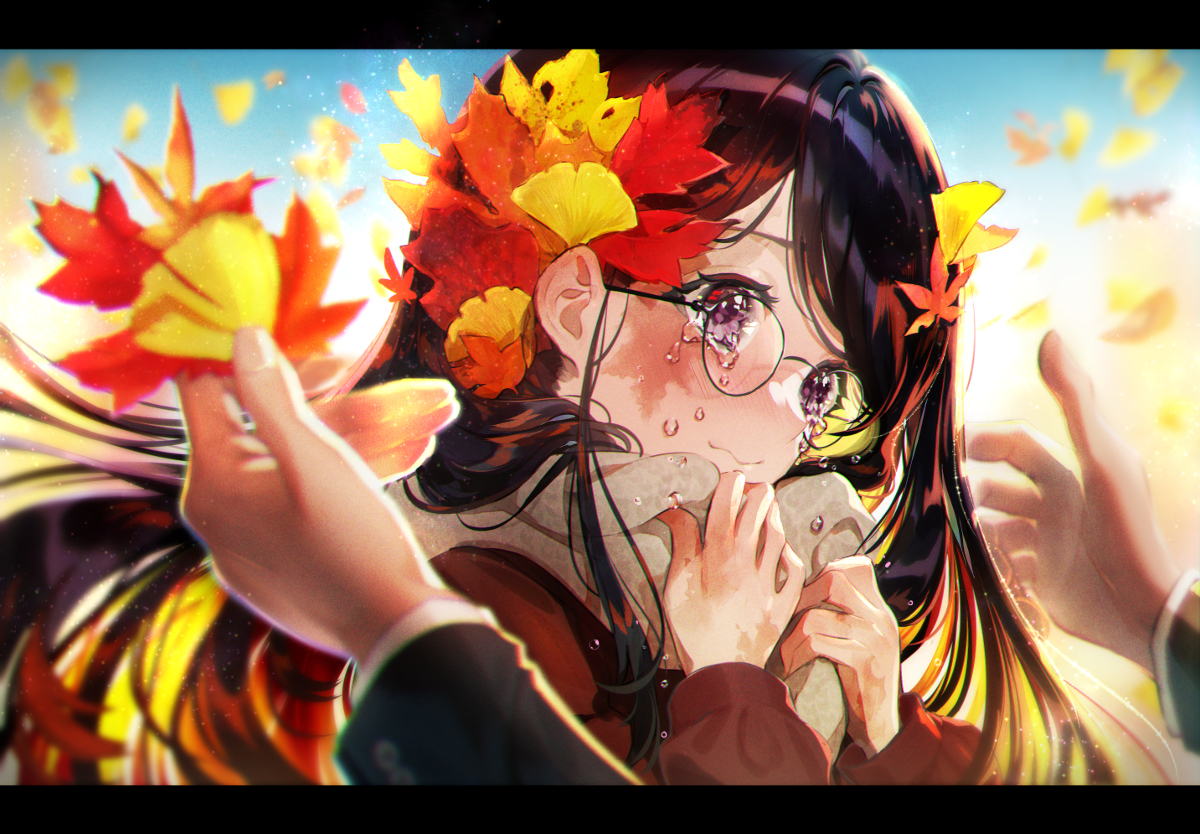 This is a pixiv picture whose title is 🍁🍂🍁.