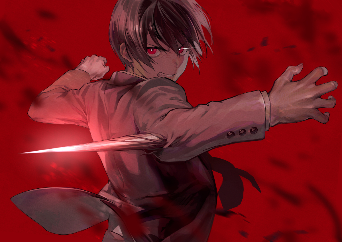 This is a pixiv picture whose title is 崩月流甲一種第二級戦鬼.