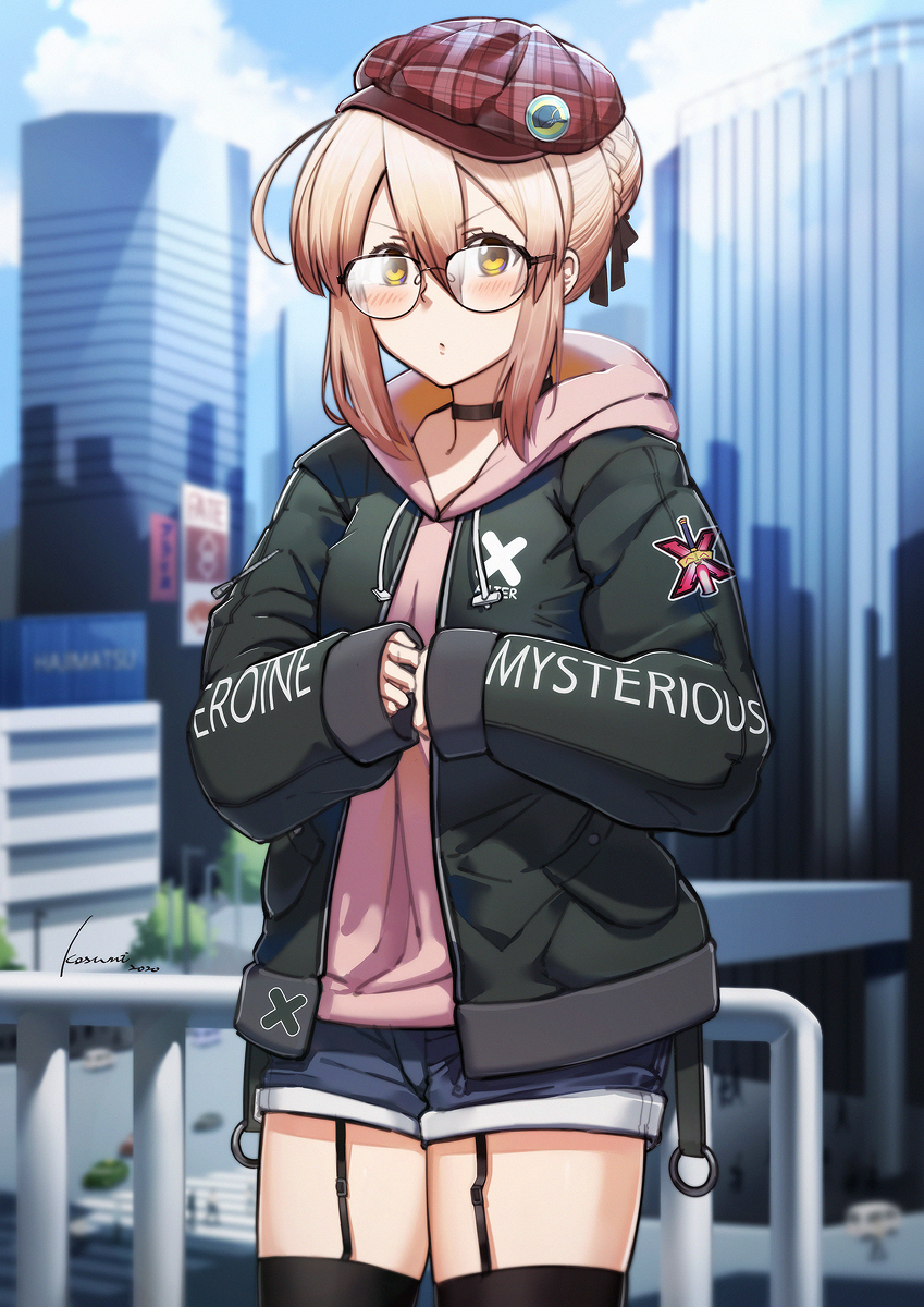 This is a pixiv picture whose title is 私服えっちゃん.